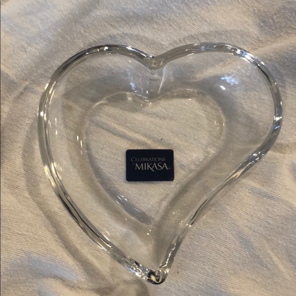 Mikasa heart shaped plate/dish/bowl